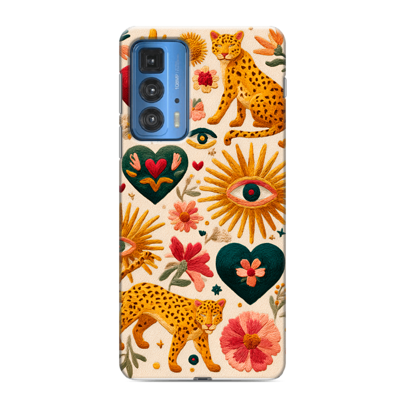 Силиконовый чехол на Motorola Edge 20 Pro с принтом Модный принт Силиконовый чехол на Motorola Edge 20 Pro с принтом Модный принт