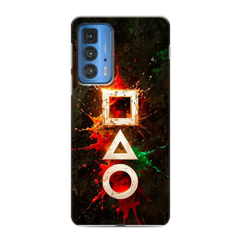 Силиконовый чехол на Motorola Edge 20 Pro с принтом Squid Game Игра кальмара Силиконовый чехол на Motorola Edge 20 Pro с принтом Squid Game Игра кальмара