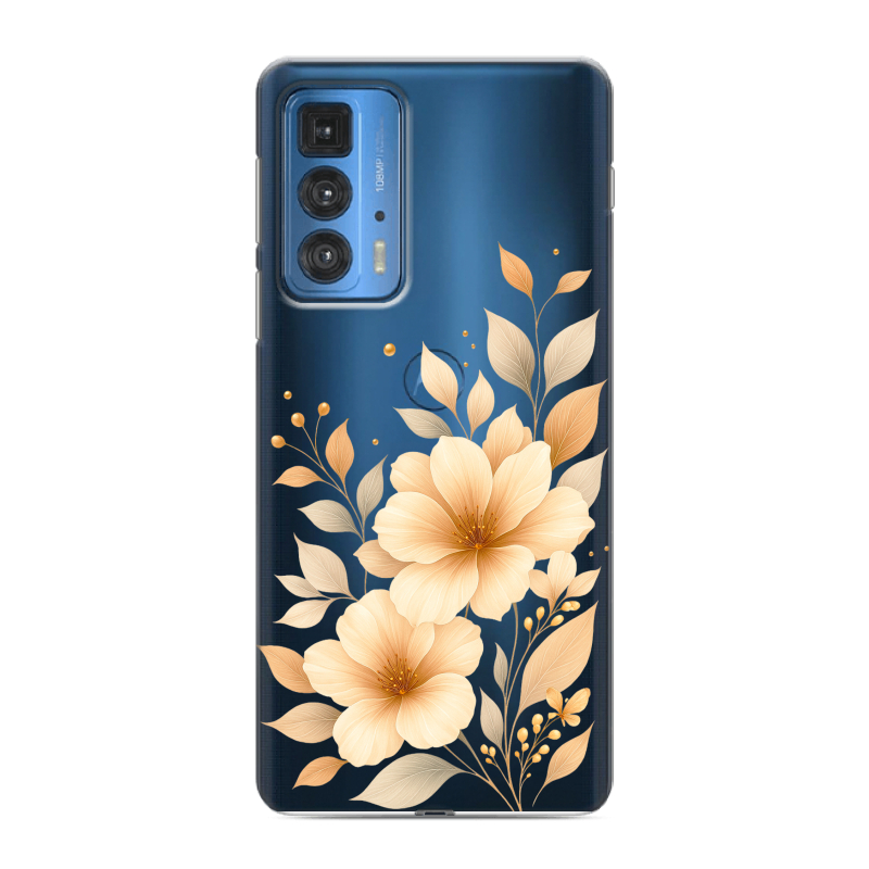 Силиконовый противоударный чехол на Motorola Edge 20 Pro с принтом для девушки Силиконовый противоударный чехол на Motorola Edge 20 Pro с принтом для девушки