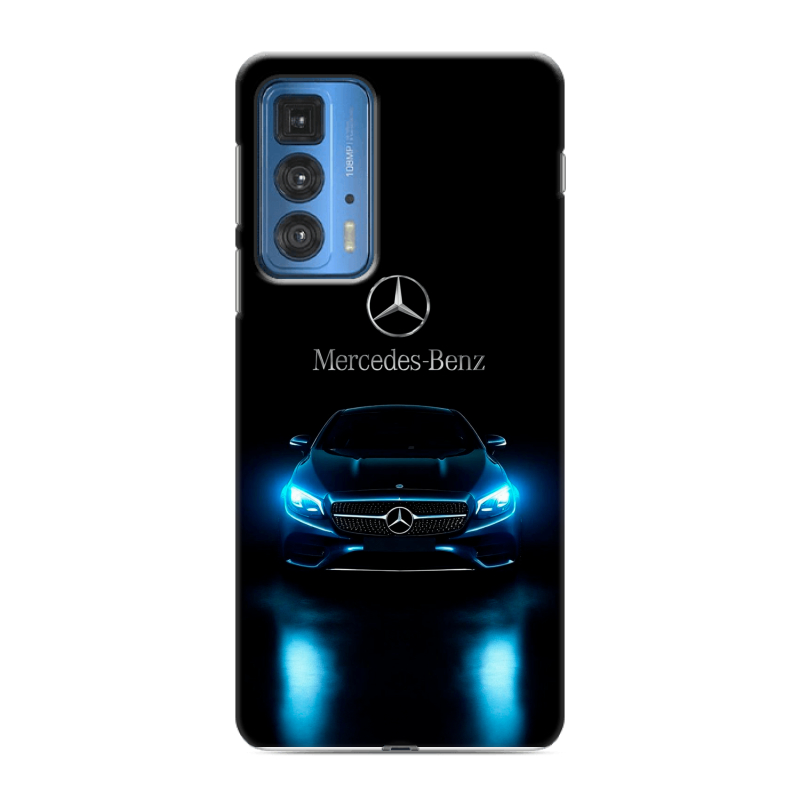 Силиконовый чехол на Motorola Edge 20 Pro с принтом Mercedes Мерседес Силиконовый чехол на Motorola Edge 20 Pro с принтом Mercedes Мерседес