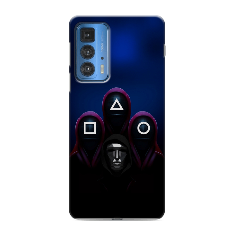 Силиконовый чехол на Motorola Edge 20 Pro с принтом Игра Кальмара Силиконовый чехол на Motorola Edge 20 Pro с принтом Игра Кальмара
