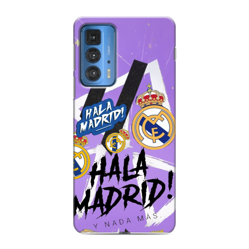 Силиконовый чехол на Motorola Edge 20 Pro с принтом Real Madrid Реал Мадрид Силиконовый чехол на Motorola Edge 20 Pro с принтом Real Madrid Реал Мадрид