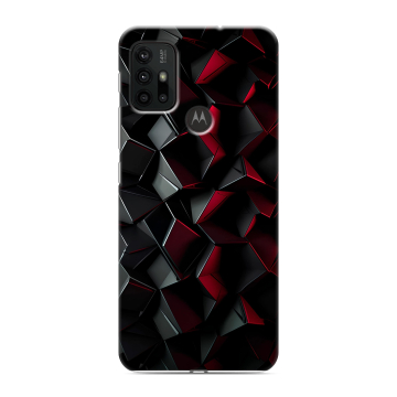 Силиконовый чехол на Motorola Moto G30 с принтом Абстракция