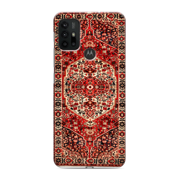 Силиконовый чехол на Motorola Moto G30 с принтом Ковер