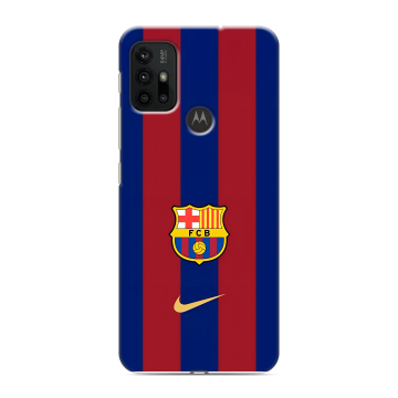 Силиконовый чехол на Motorola Moto G30 с принтом Барселона Barcelona