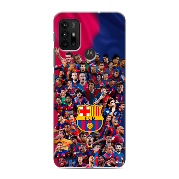 Силиконовый чехол на Motorola Moto G30 с принтом Барселона Barcelona