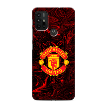 Силиконовый чехол на Motorola Moto G30 с принтом Manchester United