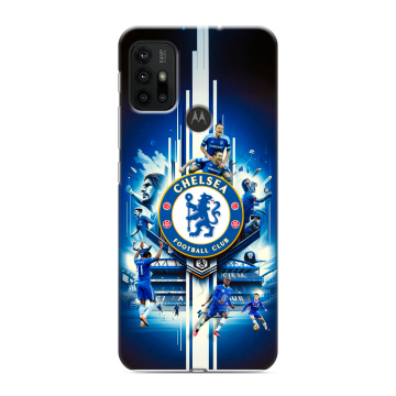 Силиконовый чехол на Motorola Moto G30 с принтом Chelsea Челси