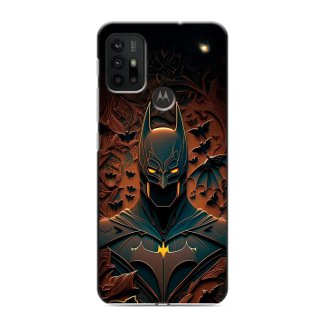Силиконовый чехол на Motorola Moto G30 с принтом Batman Бэтмен