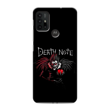 Силиконовый чехол на Motorola Moto G30 с принтом Death note Тетрадь смерти