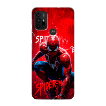 Силиконовый чехол на Motorola Moto G30 с принтом Spiderman Человек паук Силиконовый чехол на Motorola Moto G30 с принтом Spiderman Человек паук
