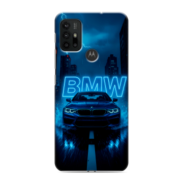 Силиконовый чехол на Motorola Moto G30 с принтом BMW БМВ