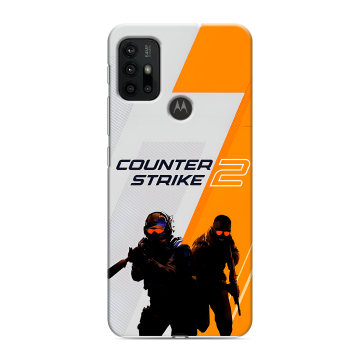 Силиконовый чехол на Motorola Moto G30 с принтом Counter Strike