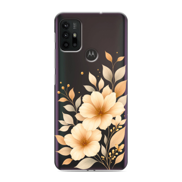Силиконовый чехол на Motorola Moto G30 с принтом для девушки