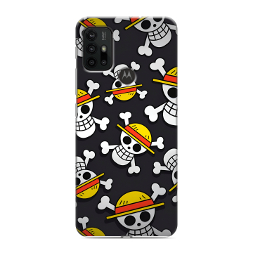 Силиконовый чехол на Motorola Moto G30 с принтом One Piece Ван Пис