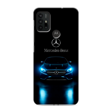 Силиконовый чехол на Motorola Moto G30 с принтом Mercedes Мерседес
