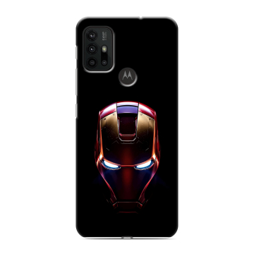 Силиконовый чехол на Motorola Moto G30 с принтом IronMan Железный человек