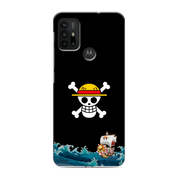Силиконовый чехол на Motorola Moto G30 с принтом One Piece Ван Пис
