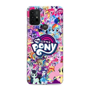 Силиконовый чехол на Motorola Moto G30 с принтом My little pony Дружба чудо