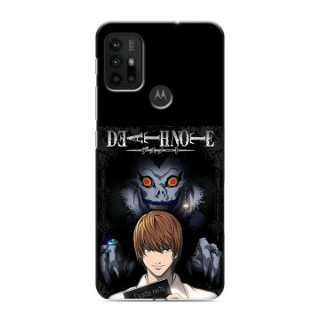 Силиконовый чехол на Motorola Moto G30 с принтом Death note Тетрадь смерти