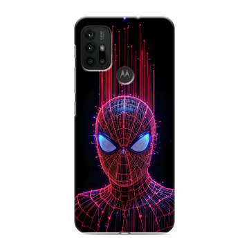 Силиконовый чехол на Motorola Moto G30 с принтом Spiderman Человек паук