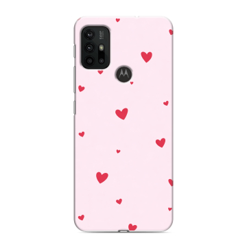Силиконовый чехол на Motorola Moto G30 с принтом для девочек