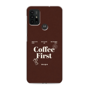 Силиконовый чехол на Motorola Moto G30 с принтом женский