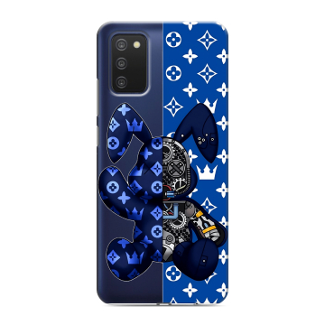 Силиконовый чехол на Samsung Galaxy A03s с принтом Луи робот Силиконовый чехол на Samsung Galaxy A03s с принтом Луи робот