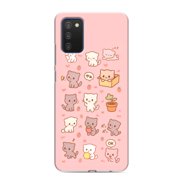 Силиконовый чехол на Samsung Galaxy A03s с принтом Hello Kitty Хелоу Кити Силиконовый чехол на Samsung Galaxy A03s с принтом Hello Kitty Хелоу Кити