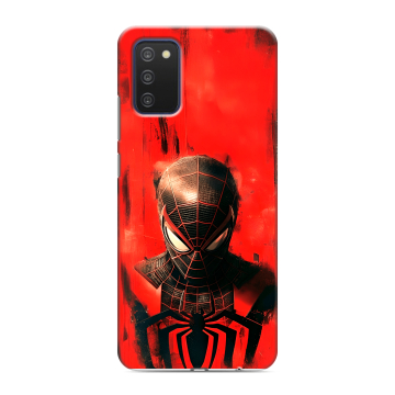 Силиконовый чехол на Samsung Galaxy A03s с принтом человек паук spiderman