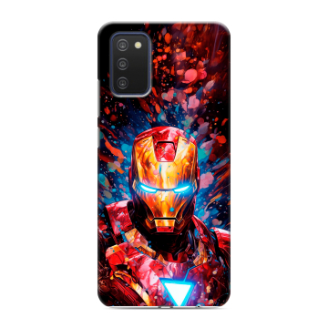 Силиконовый чехол на Samsung Galaxy A03s с принтом Железный человек Ironman Силиконовый чехол на Samsung Galaxy A03s с принтом Железный человек Ironman