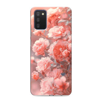 Силиконовый чехол на Samsung Galaxy A03s с принтом Розы цветы