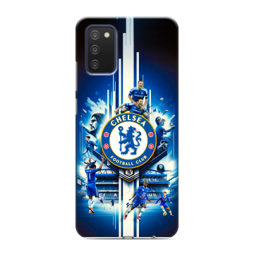 Силиконовый чехол на Samsung Galaxy A03s с принтом Chelsea Челси Силиконовый чехол на Samsung Galaxy A03s с принтом Chelsea Челси