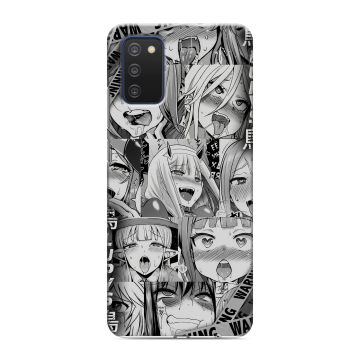 Силиконовый чехол на Samsung Galaxy A03s с принтом Ahegao Ахегао Аниме Силиконовый чехол на Samsung Galaxy A03s с принтом Ahegao Ахегао Аниме