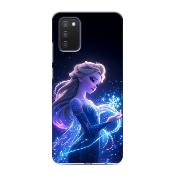 Силиконовый чехол на Samsung Galaxy A03s с принтом Холодное сердце Frozen Силиконовый чехол на Samsung Galaxy A03s с принтом Холодное сердце Frozen
