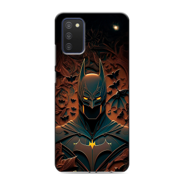 Силиконовый чехол на Samsung Galaxy A03s с принтом Batman Бэтмен Силиконовый чехол на Samsung Galaxy A03s с принтом Batman Бэтмен