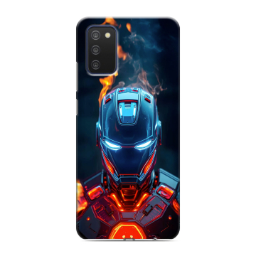 Силиконовый чехол на Samsung Galaxy A03s с принтом IronMan Железный человек Силиконовый чехол на Samsung Galaxy A03s с принтом IronMan Железный человек