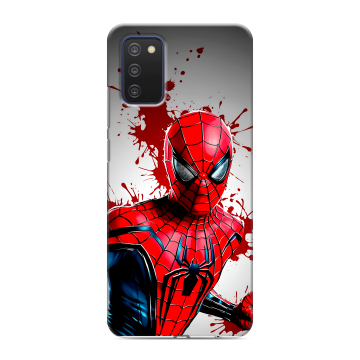 Силиконовый чехол на Samsung Galaxy A03s с принтом Spiderman Человек паук Силиконовый чехол на Samsung Galaxy A03s с принтом Spiderman Человек паук