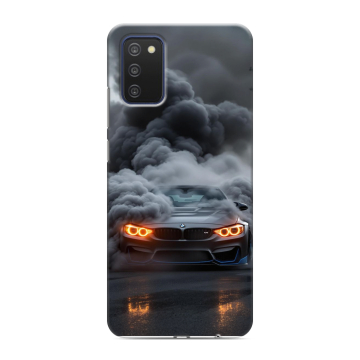 Силиконовый чехол на Samsung Galaxy A03s с принтом BMW БМВ Силиконовый чехол на Samsung Galaxy A03s с принтом BMW БМВ