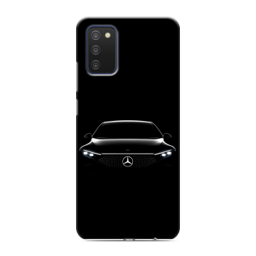 Силиконовый чехол на Samsung Galaxy A03s с принтом Mercedes Мерседес