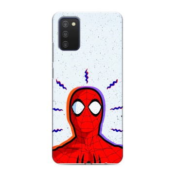 Силиконовый чехол на Samsung Galaxy A03s с принтом Spiderman Человек паук Силиконовый чехол на Samsung Galaxy A03s с принтом Spiderman Человек паук