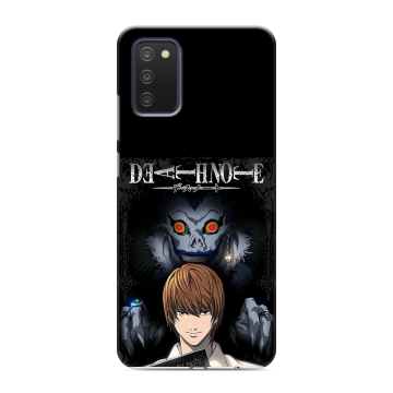 Силиконовый чехол на Samsung Galaxy A03s с принтом Death note Тетрадь смерти Силиконовый чехол на Samsung Galaxy A03s с принтом Death note Тетрадь смерти