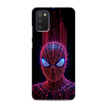 Силиконовый чехол на Samsung Galaxy A03s с принтом Spiderman Человек паук Силиконовый чехол на Samsung Galaxy A03s с принтом Spiderman Человек паук