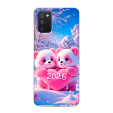 Силиконовый чехол на Samsung Galaxy A03s с принтом Новый год Силиконовый чехол на Samsung Galaxy A03s с принтом Новый год