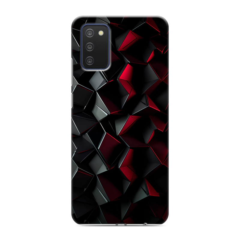 Силиконовый противоударный чехол на Samsung Galaxy A03s с принтом Абстракция Силиконовый противоударный чехол на Samsung Galaxy A03s с принтом Абстракция