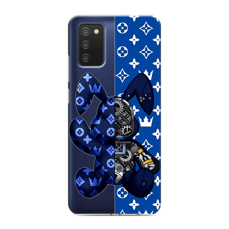 Силиконовый чехол на Samsung Galaxy A03s с принтом Луи робот Силиконовый чехол на Samsung Galaxy A03s с принтом Луи робот