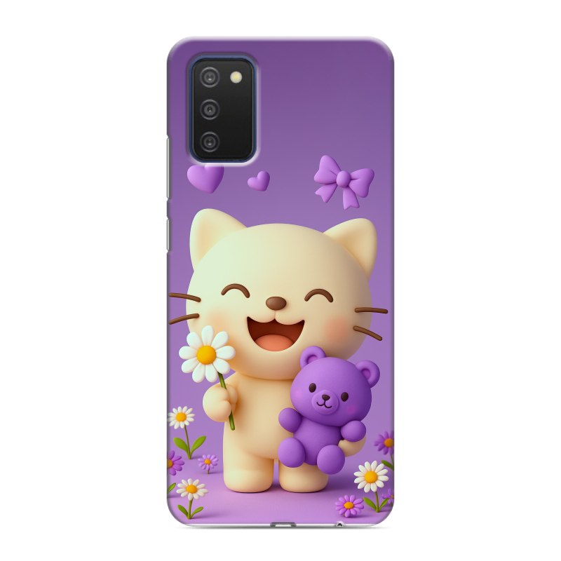 Силиконовый чехол на Samsung Galaxy A03s с принтом для девочек Силиконовый чехол на Samsung Galaxy A03s с принтом для девочек
