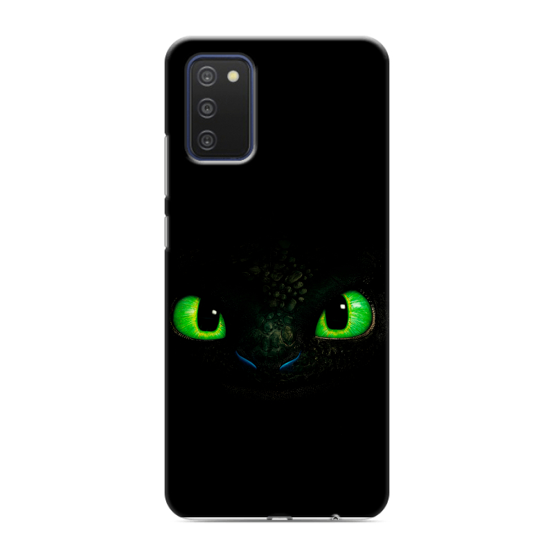 Силиконовый чехол на Samsung Galaxy A03s с принтом Как приручить дракона Силиконовый чехол на Samsung Galaxy A03s с принтом Как приручить дракона