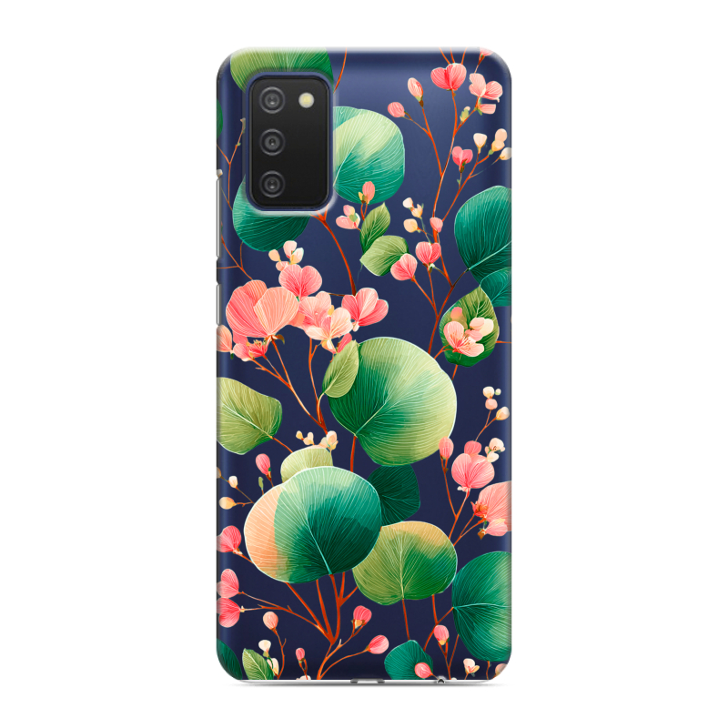 Силиконовый чехол на Samsung Galaxy A03s с принтом женский Силиконовый чехол на Samsung Galaxy A03s с принтом женский
