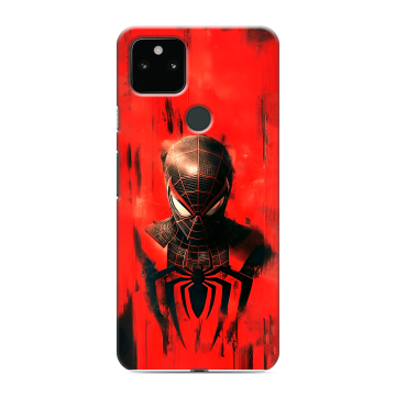 Силиконовый чехол на Google Pixel 5a 5G с принтом человек паук spiderman